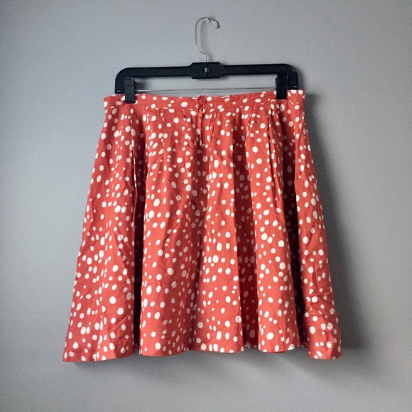 NOT FOR SALE! DONT BUYPink/White Polka Dot Forever 21 Skater Skirt Sz M - Picture 6 of 8